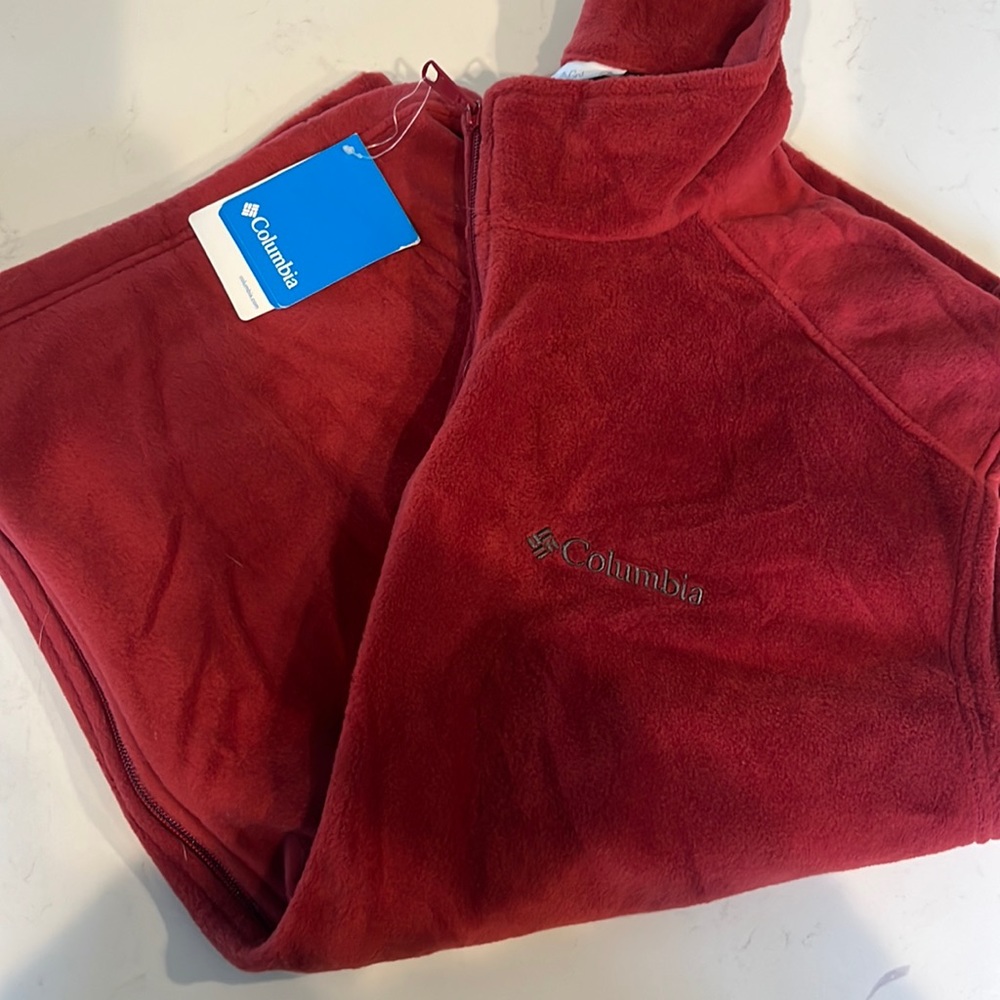 Columbia New Fleece Vest XXL Maroon